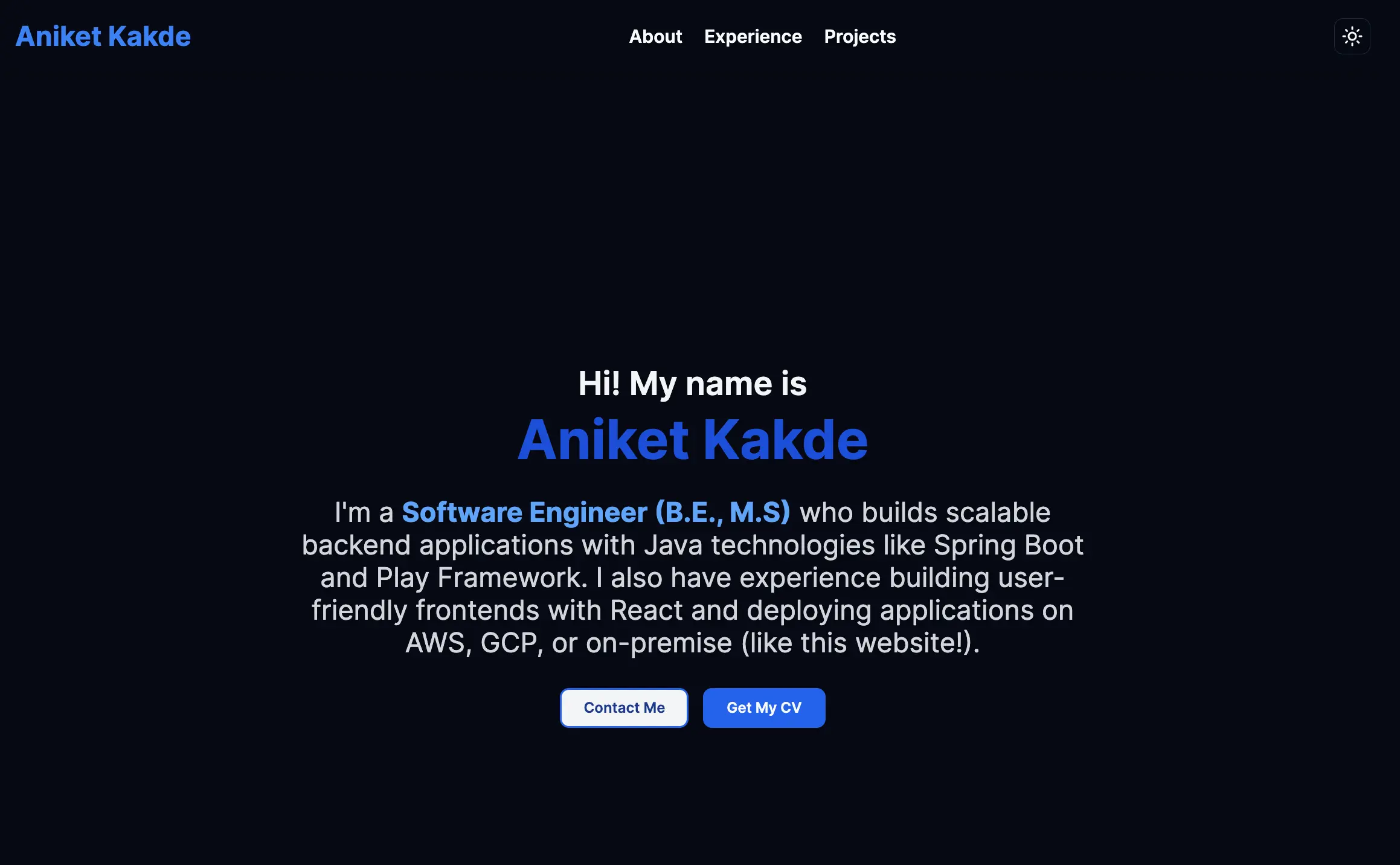 Food Ordering Application.